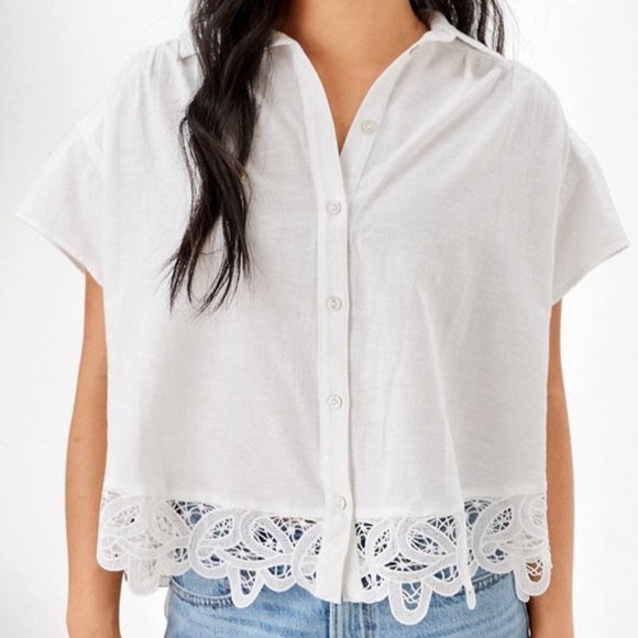 NWT American Eagle Oversized Resort Shirt - Picture 2 of 7